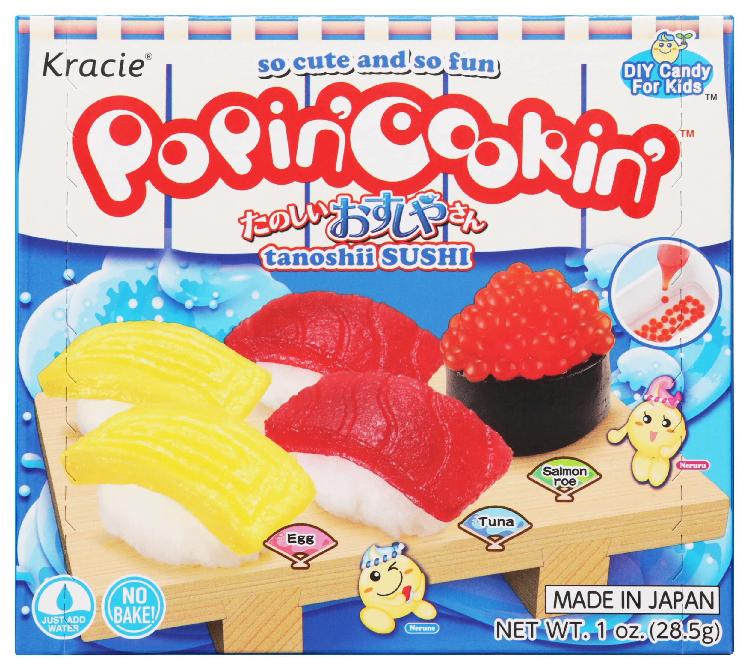 1-Oz Kracie Kids' Popin' Cookin' Diy Candy (Sushi Kit) $3.46 w/ S&S + Free Shipping w/ Prime or $25+