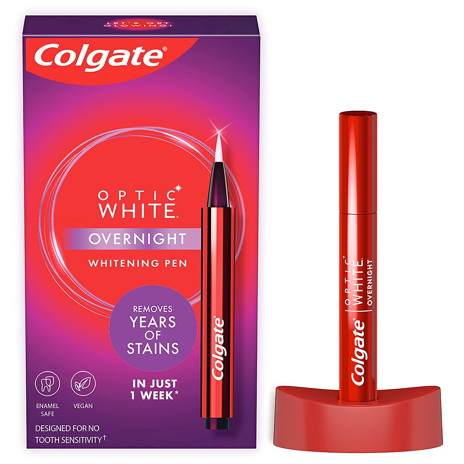 0.08-Oz Colgate Optic White Overnight Teeth Whitening Pen (35 Nightly Treatments) $14.24 w/ S&S + Free Shipping w/ Prime or on $25+
