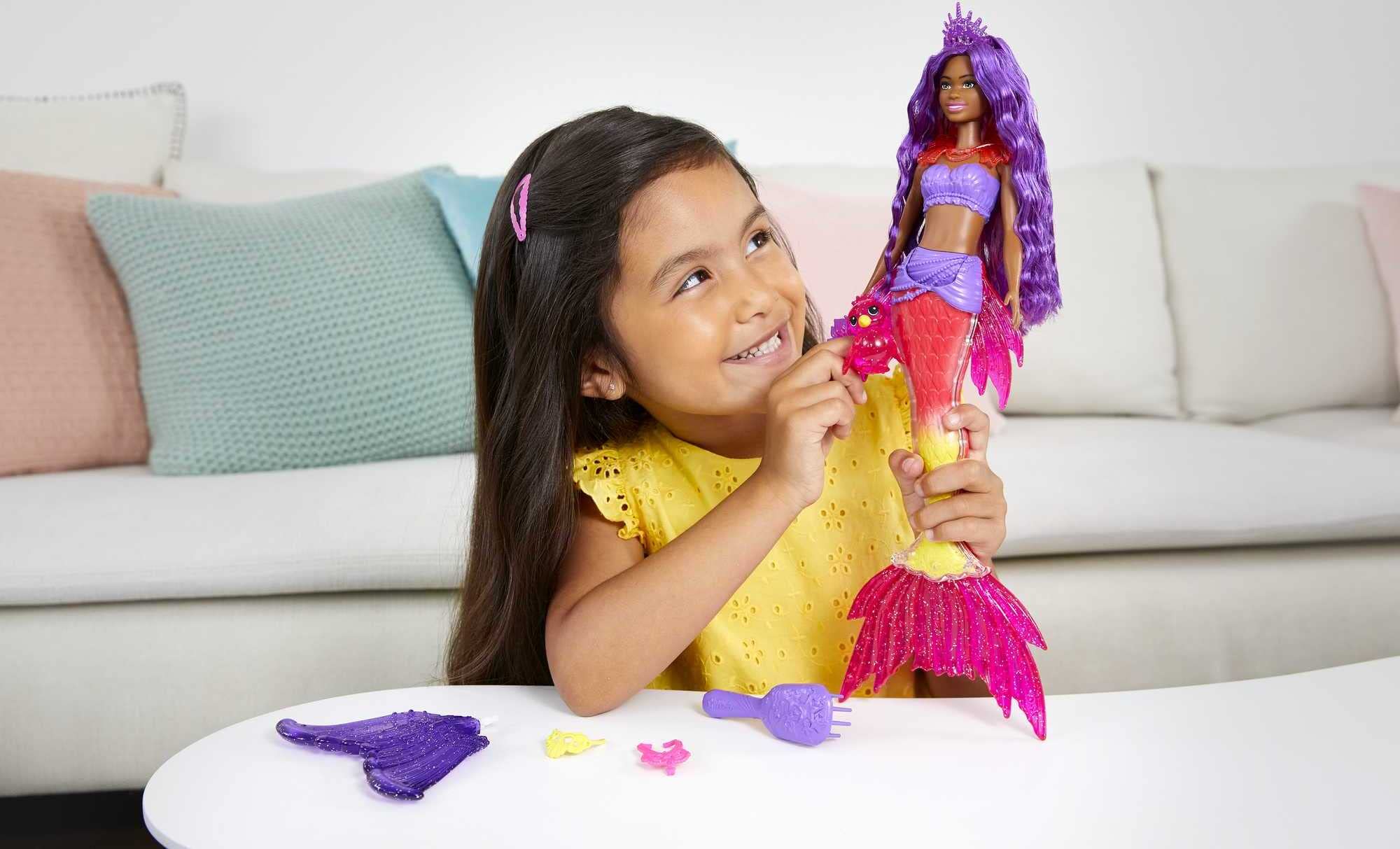 12.75" Barbie Mermaid Brooklyn Doll w/ Phoenix Pet & Accessories​​​ $9.79 + Free Shipping w/ Prime or on $25+