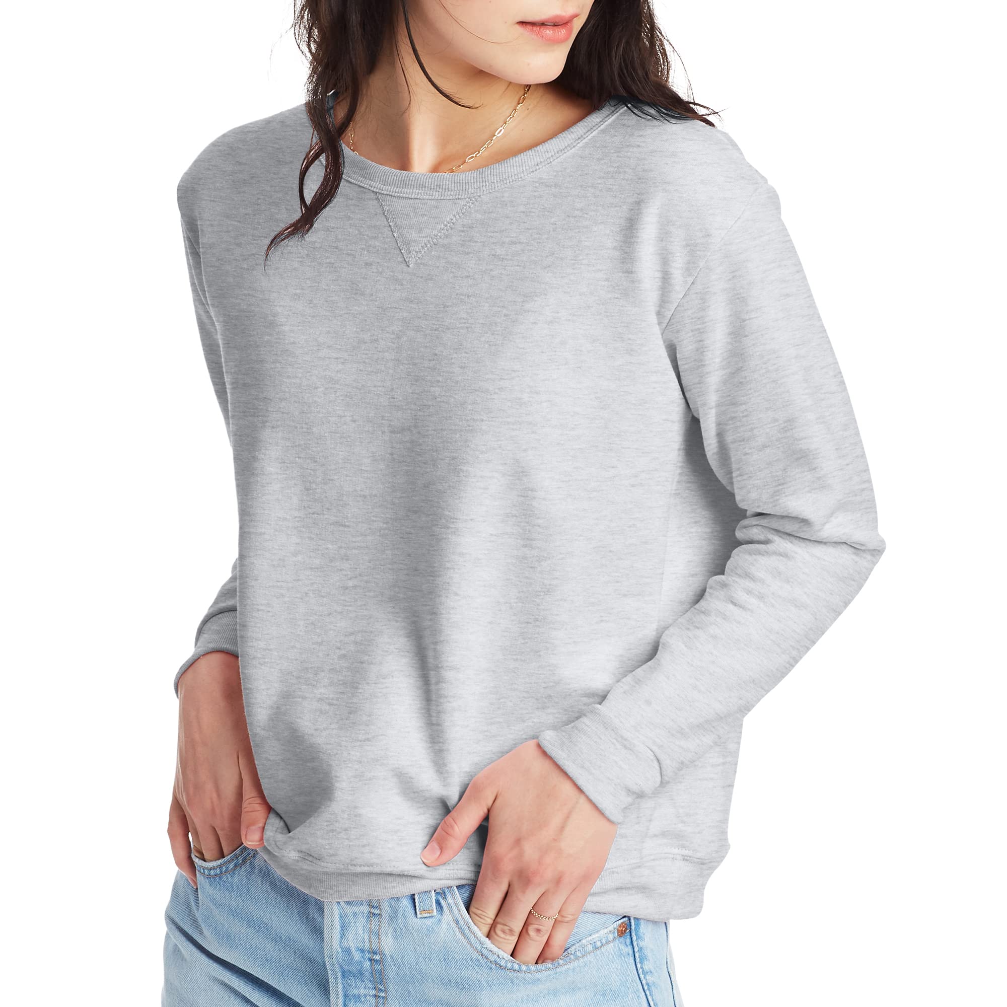Hanes Women's Crewneck Fleece Pullover Sweatshirt (Various Colors) $8 + Free Shipping w/ Prime or on $25+