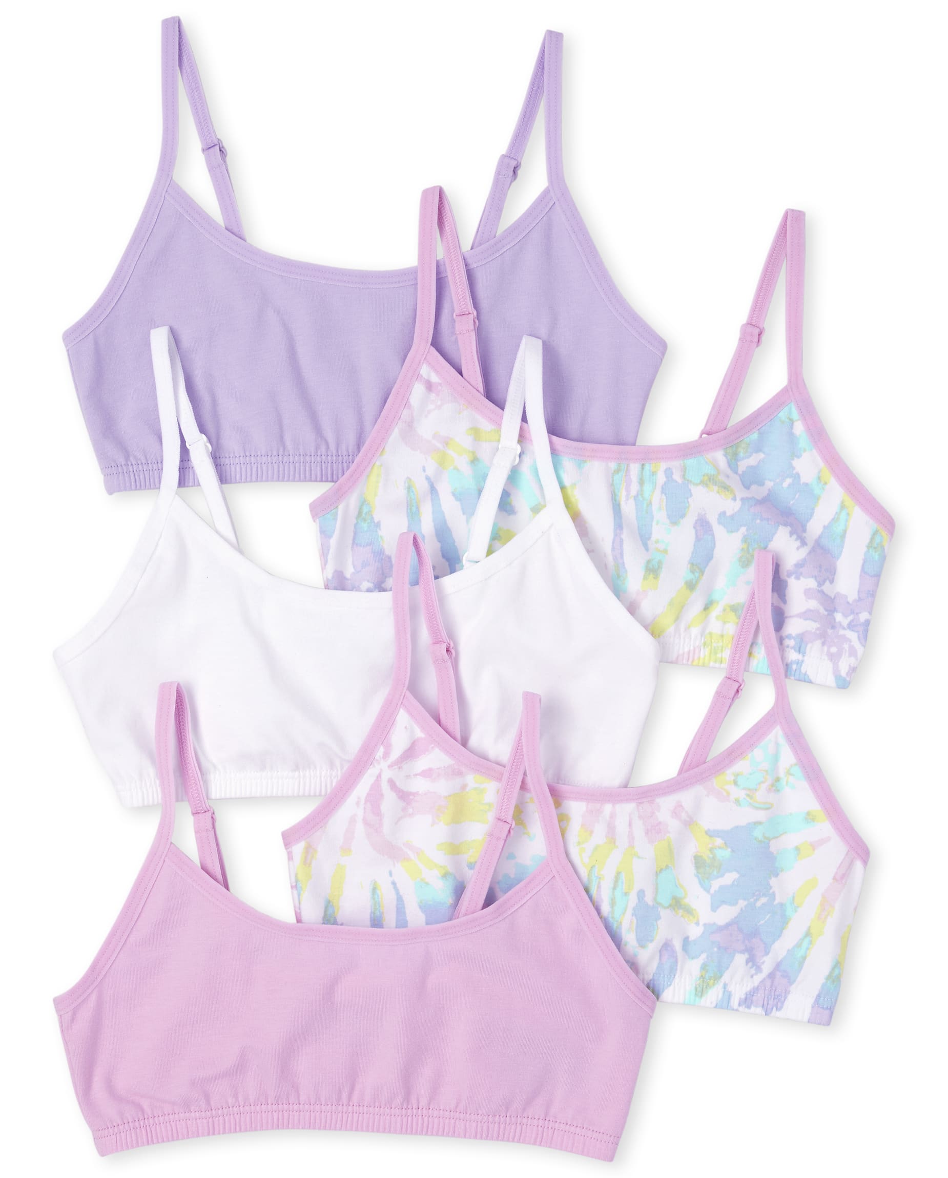 The Children's Place:  5-Pack Girls' Tie Dye Bralette Set (Size 4 or 5/6) $4.68 + Free Shipping