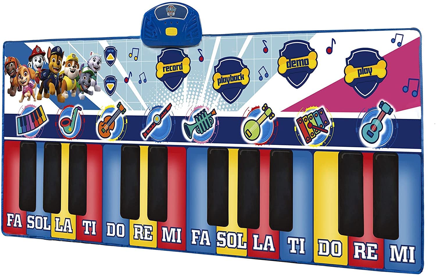 70" First Act Paw Patrol Giant Musical Piano Mat w/ 24 Keys, Record, Playback, & Volume Control $8.55 + Free Shipping w/ Prime or on $25+