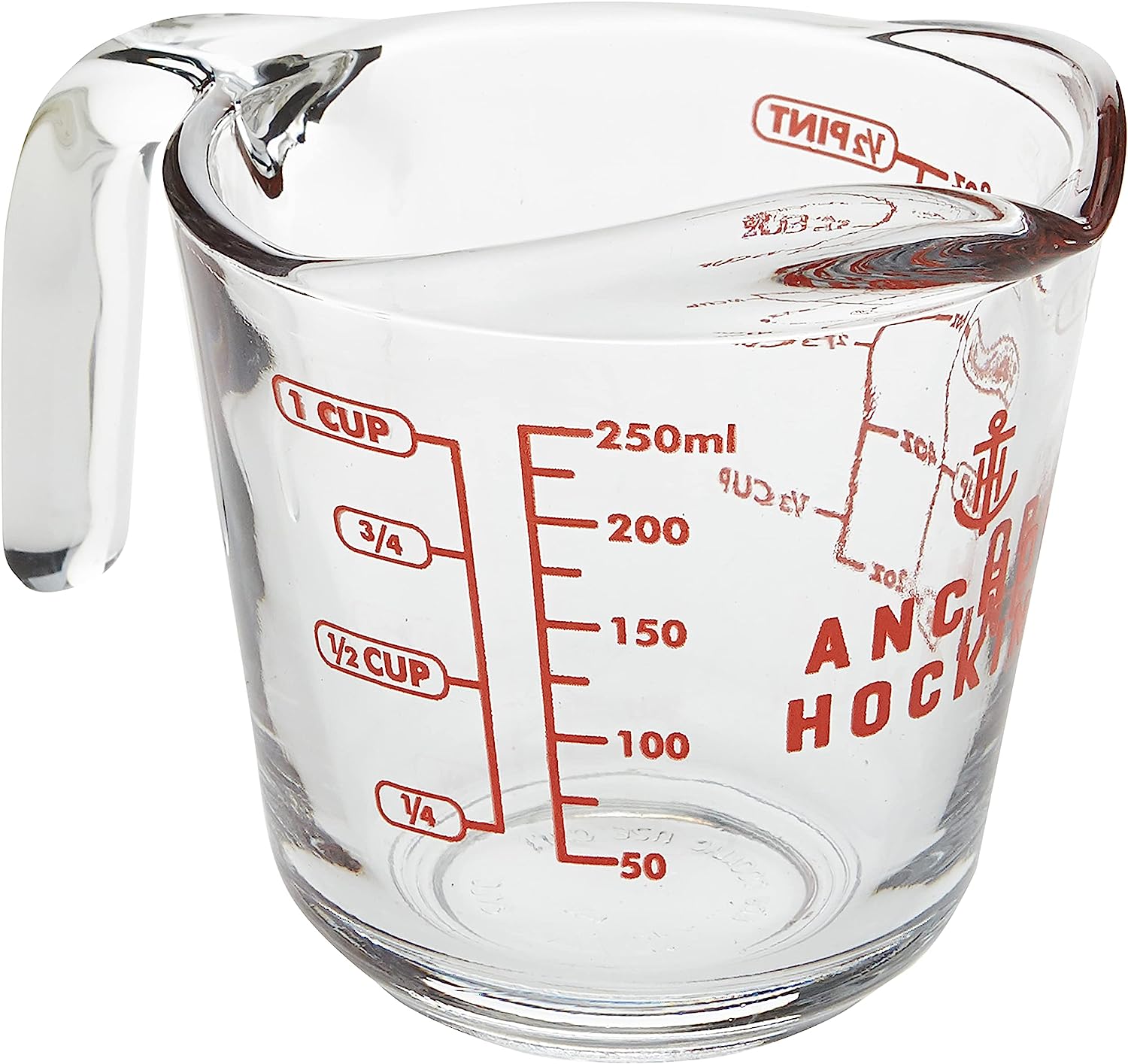 8-Ounce Anchor Hocking Glass Measuring Cup