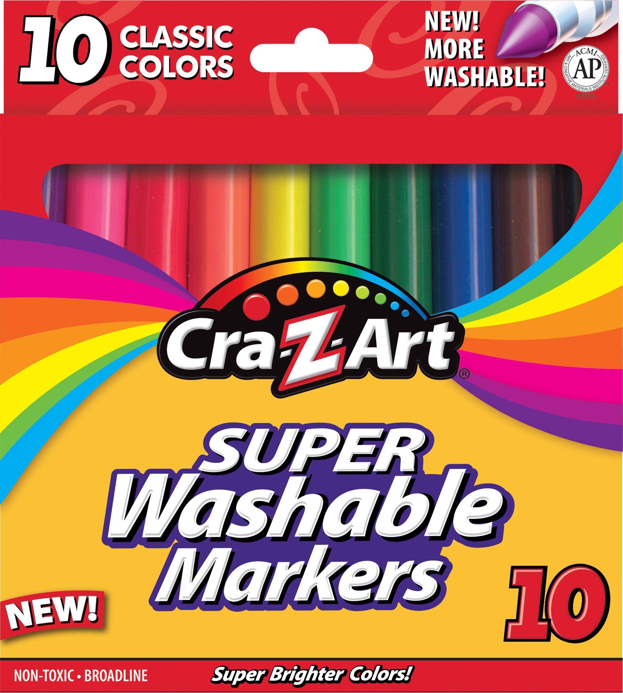 10-Count Cra-Z-Art Classic Washable Broadline Markers $0.75 + Free Shipping w/ Prime or on $25+