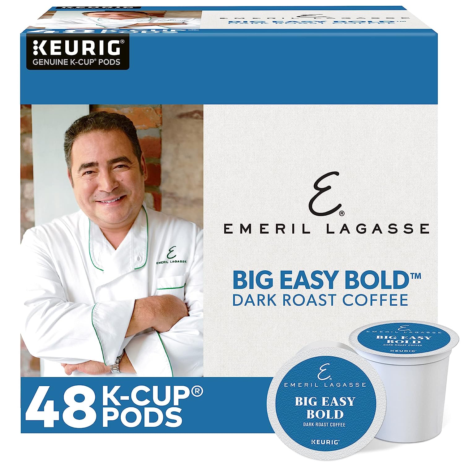 48-Count Keurig Emeril Lagasse Big Easy Bold Coffee K-Cup Pods (Dark Roast) $13 ($0.27 Each) + Free Shipping w/ Prime or on orders $25+