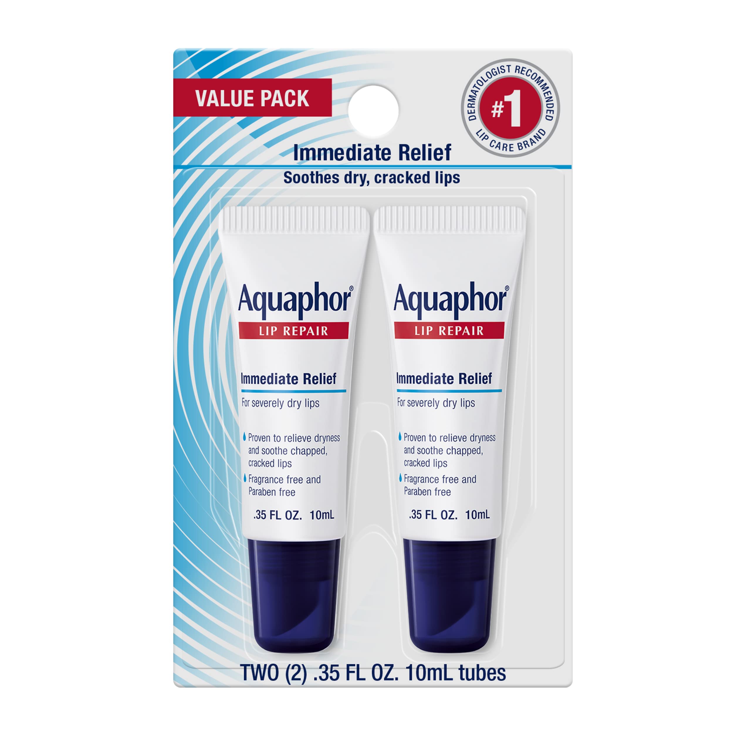 2-Count 0.35-Oz Aquaphor Lip Repair Tubes $5.69 ($2.85 Each) w/ S&S + Free Shipping w/ Prime or on $25+