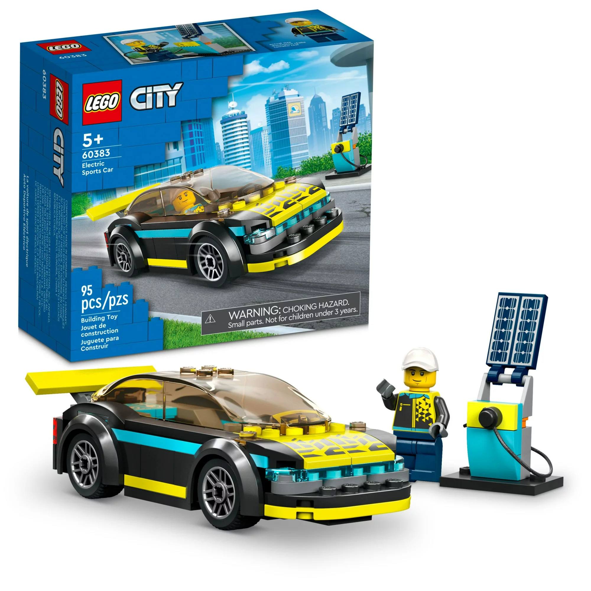90-Piece LEGO City Electric Sports Car Building Set (60383) $7.50 + Free S&H w/ Walmart+ or $35+