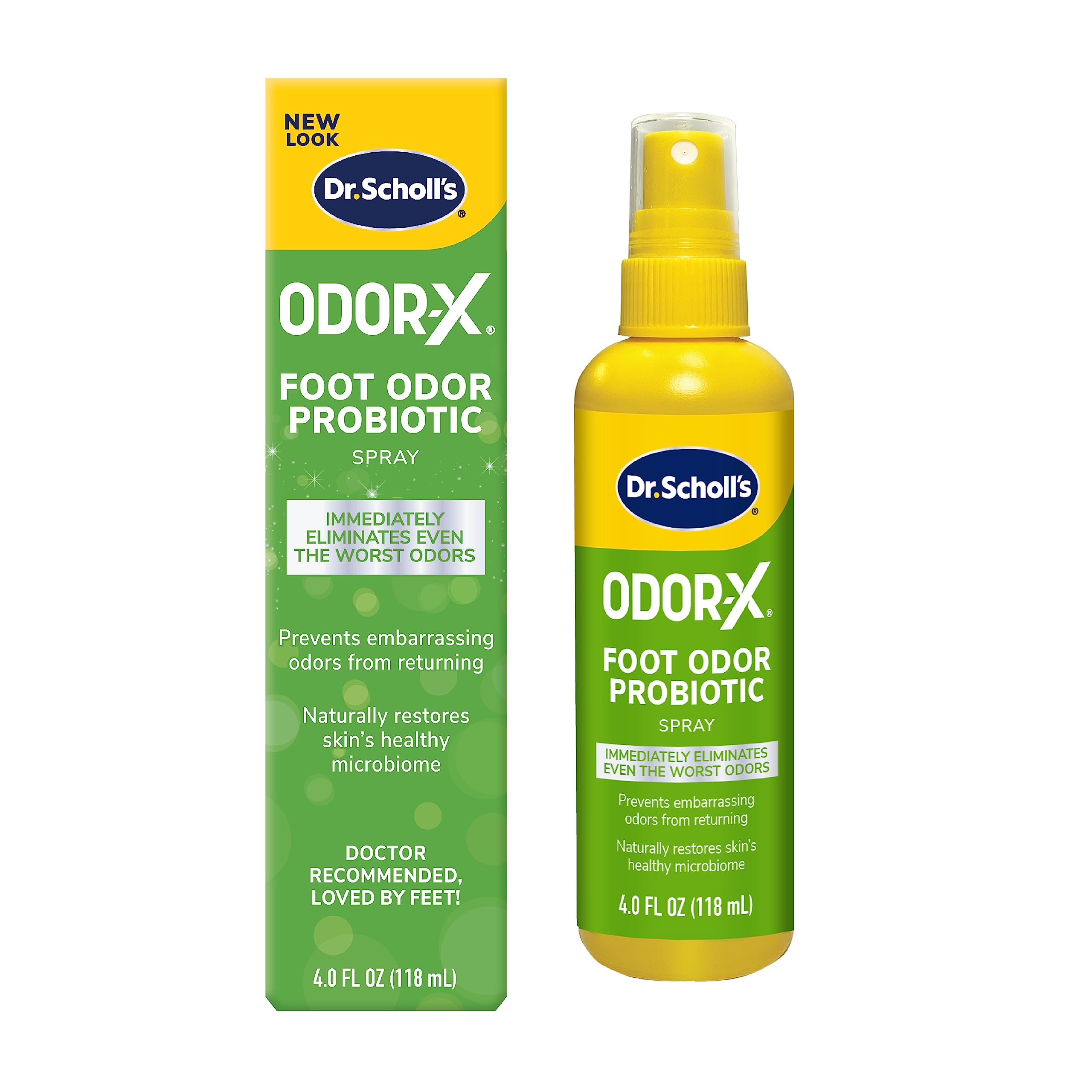 4-Oz Dr. Scholl's Probiotic Foot & Shoe Deodorizer Spray $6.82 w/ S&S + Free Shipping w/ Prime or on $35+
