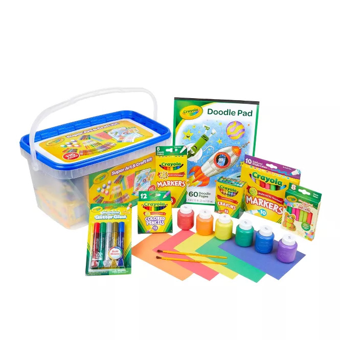 115-Piece Crayola Kids' Super Art & Craft Kit $11.23 + Free Store Pickup at  Target or FS on $35+