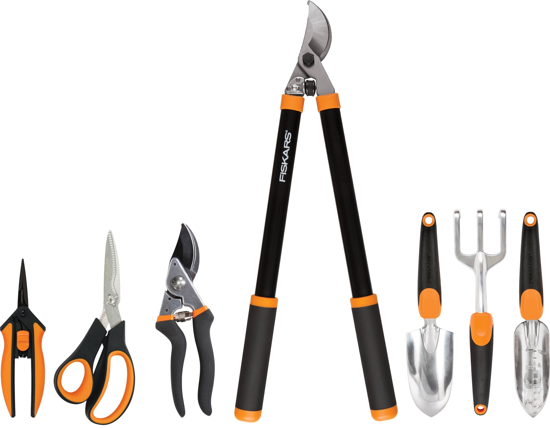 7-Piece Fiskars Beginner Garden Tools Bundle (Steel, Orange and Black) $51.56 + Free Shipping