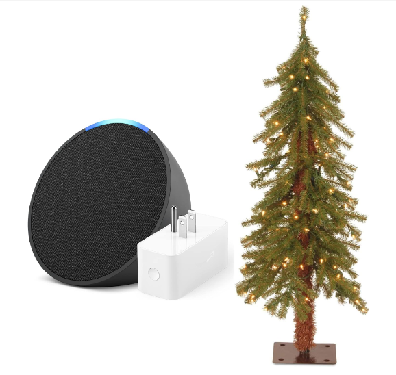 3' National Tree Company Prelit Artificial Christmas Tree + Amazon