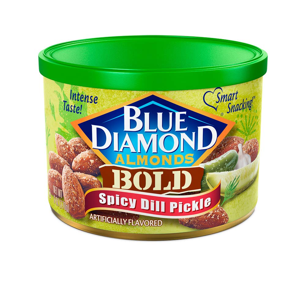 6-Oz Blue Diamond Almonds: Spicy Dill Pickle, Elote Mexican Street Corn, Lightly Salted $2.85 w/ S&S + F/S w/ Prime or $35+