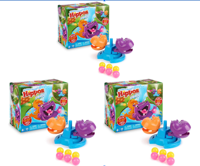 Hasbro Hungry Hungry Hippos Splash Lawn Water Sprinkler Toy 3 for $12.82 ($4.28 Each) + Free Shipping w/ Prime or $35+