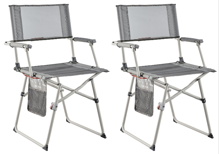 2-Pack Decathlon Quechua Director Folding Camping Chair (Gray) $14 + Free S&H w/ Walmart+ or $35+