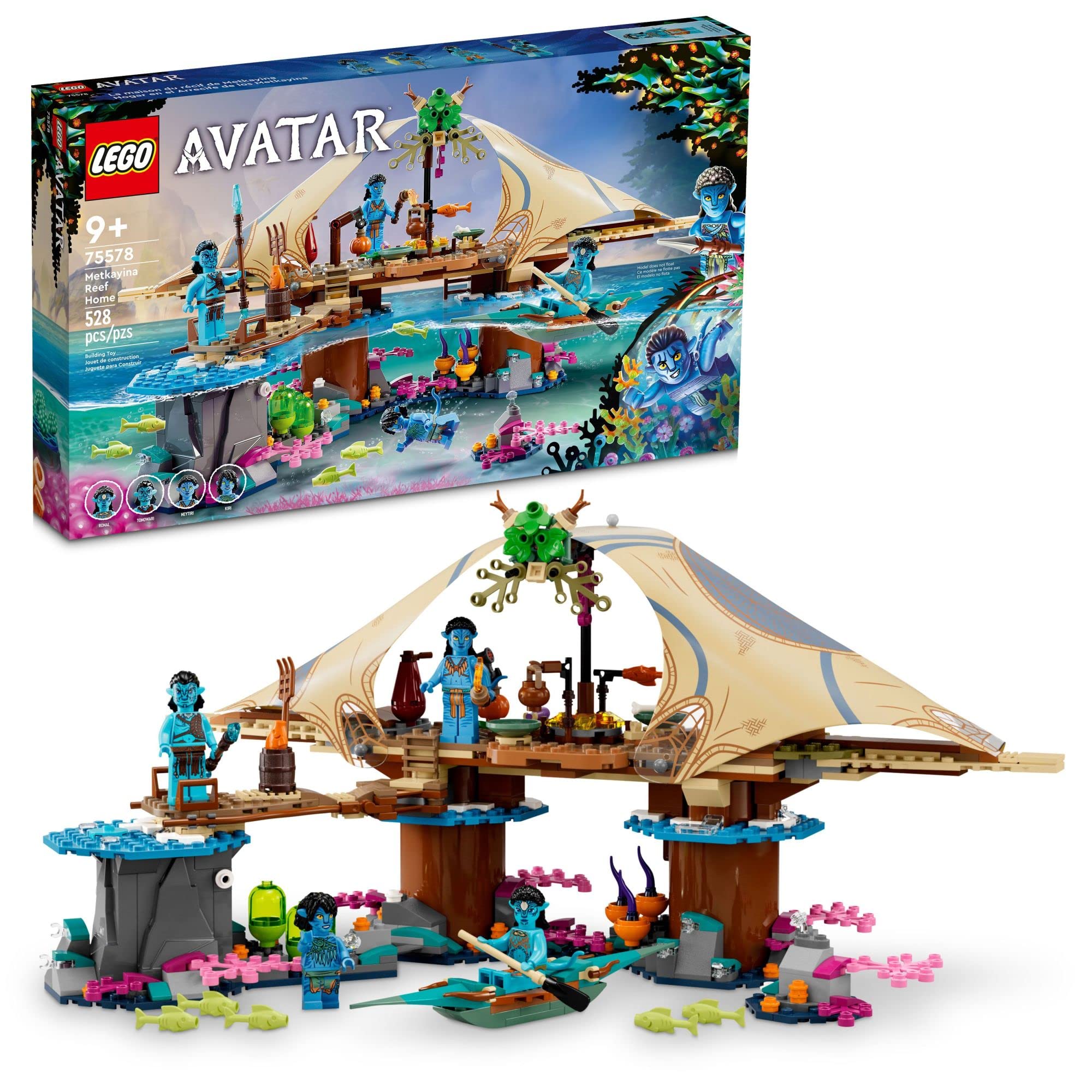 528-Piece LEGO Avatar The Way of Water Metkayina Reef Home (75578) + $10 Target Gift Card $54.99 + Free Shipping