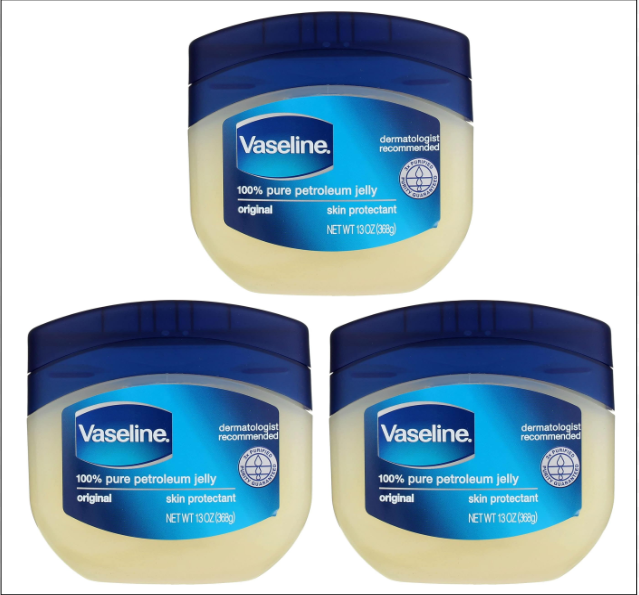 3-Count 13-Oz Vaseline Petroleum Jelly (Original) $9.63 w/ S&S + Free Shipping w/ Prime or on $35+