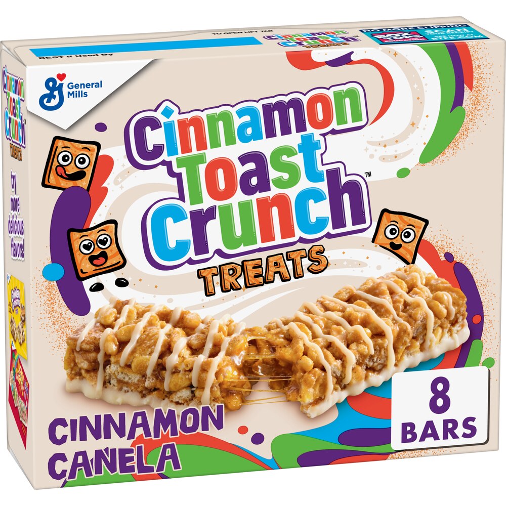 General Mills Cereal Treat Bars: 8-Ct Cinnamon Toast Crunch, 8-Count Honey Nut Cheerios 2 for $3.13 ($1.57/Box) & More + Free Store Pickup at CVS