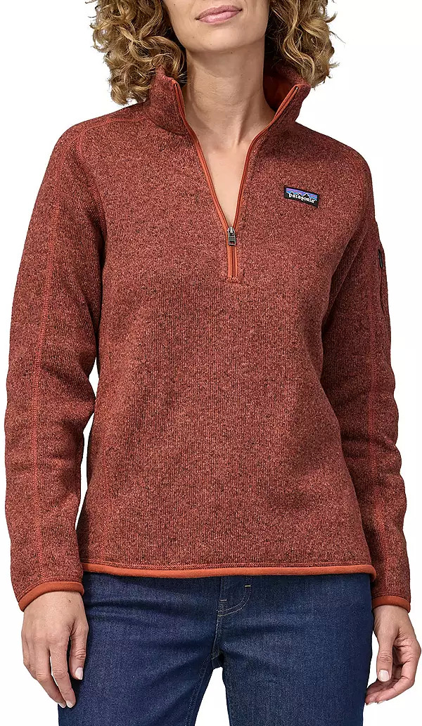 Patagonia Women's Better Sweater 1/4 Zip Pullover (Various) 65, Full