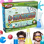 Playz A+ Kids' Chemistry Set w/ 32+ Experiments &amp; 27 Tools $11.90 + Free Shipping w/ Prime or on $25+