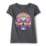 The Children's Place Girls' Graphic Tee: Rainbow Butterfly, Flower Unicorn $2.15 &amp; More + Free S/H