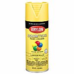 12-Oz Krylon COLORmaxx Indoor/Outdoor Use Spray Paint and Primer (Gloss Sun Yellow) $1.50 + Free Shipping w/ Prime or on $25+