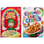 General Mills Cereal: 12-oz Cinnamon Toast Crunch, 10.8-oz Honey Nut Cheerios 2 for $2.40 &amp; More + Free Store Pickup