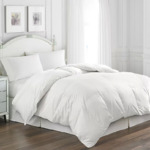 Hotel Suite White Goose Feather &amp; Down Comforter (King) + $15 Kohl's Cash + Oversized Plush Throw + 2 Pillows $49.56 + F/S