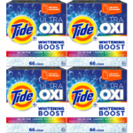 3.56-Lb Tide Ultra Oxi Whitening All in One Stain &amp; Odor Fighter Laundry Boost 4 for $25.36 ($0.10/Load) w/ S&amp;S + Free Shipping w/ Prime or on $35+