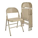 4-Count Mainstays Steel Folding Chair: Beige $54.24 ($13.56/Chair), Black $54.88 + Free Shipping
