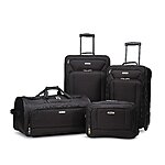 4-Piece American Tourister Fieldbrook XLT Softside Upright Luggage (Black) $70 + Free Shipping