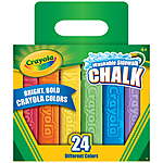 24-Count Crayola Washable Sidewalk Chalk (Assorted Colors) $2 + Free Store Pickup