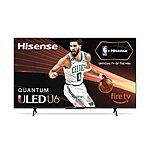 50&quot; Hisense ULED Quantum Dot QLED 4K UHD Smart Fire TV (50U6HF) + $50 NBA Store e-GC $300 + Free Shipping