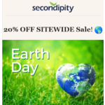 Secondipity: 20% Off Everything Storewide: Clothing, Electronics &amp; More (Valid until 4/26) + Free Shipping
