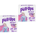 76-Count Huggies Pull-Ups Girls' New Leaf Disney Frozen Potty-Training Underwear (2T-3T) + $20 Amazon Credit 2 for $55.98 &amp; More w/ S&amp;S + Free Shipping