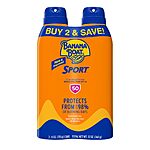 2-Count 6-Oz Banana Boat Sport Ultra SPF 50 Sunscreen Spray $8.40 w/ Subscribe &amp; Save