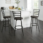 3-Pack Mainstays Adjustable Swivel Barstool (Espresso or Tan) $48 + Free Shipping