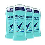 [Prime] 4-Count 2.6-Oz Degree Ultra Fresh 48H Antiperspirant Deodorant Stick (Shower Clean) $8.99 w/ S&amp;S + Free Shipping