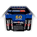 60-Count Rayovac AAA Alkaline Batteries $11.45 w/ Subscribe &amp; Save
