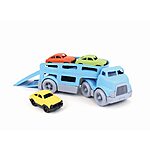 [Prime] 4-Piece Green Toys Car Carrier Vehicle Toy Set w/ 3 Mini Cars (Blue) $8.38 + Free Shipping w/ Prime or on $35+