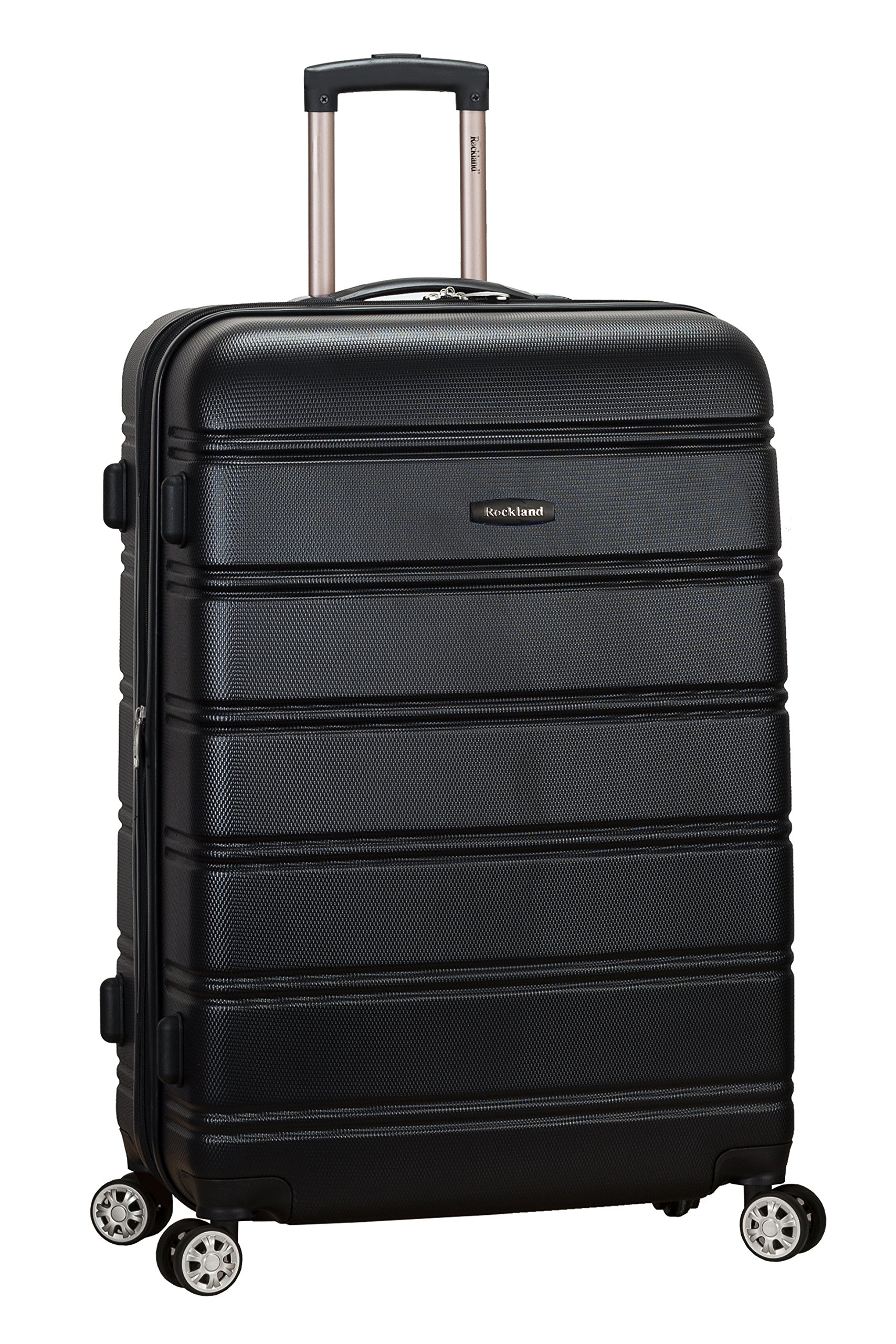 28" Rockland Melbourne Hardside Expandable Spinner Wheel Luggage Suitcase (Black) $58.50 + Free Shipping
