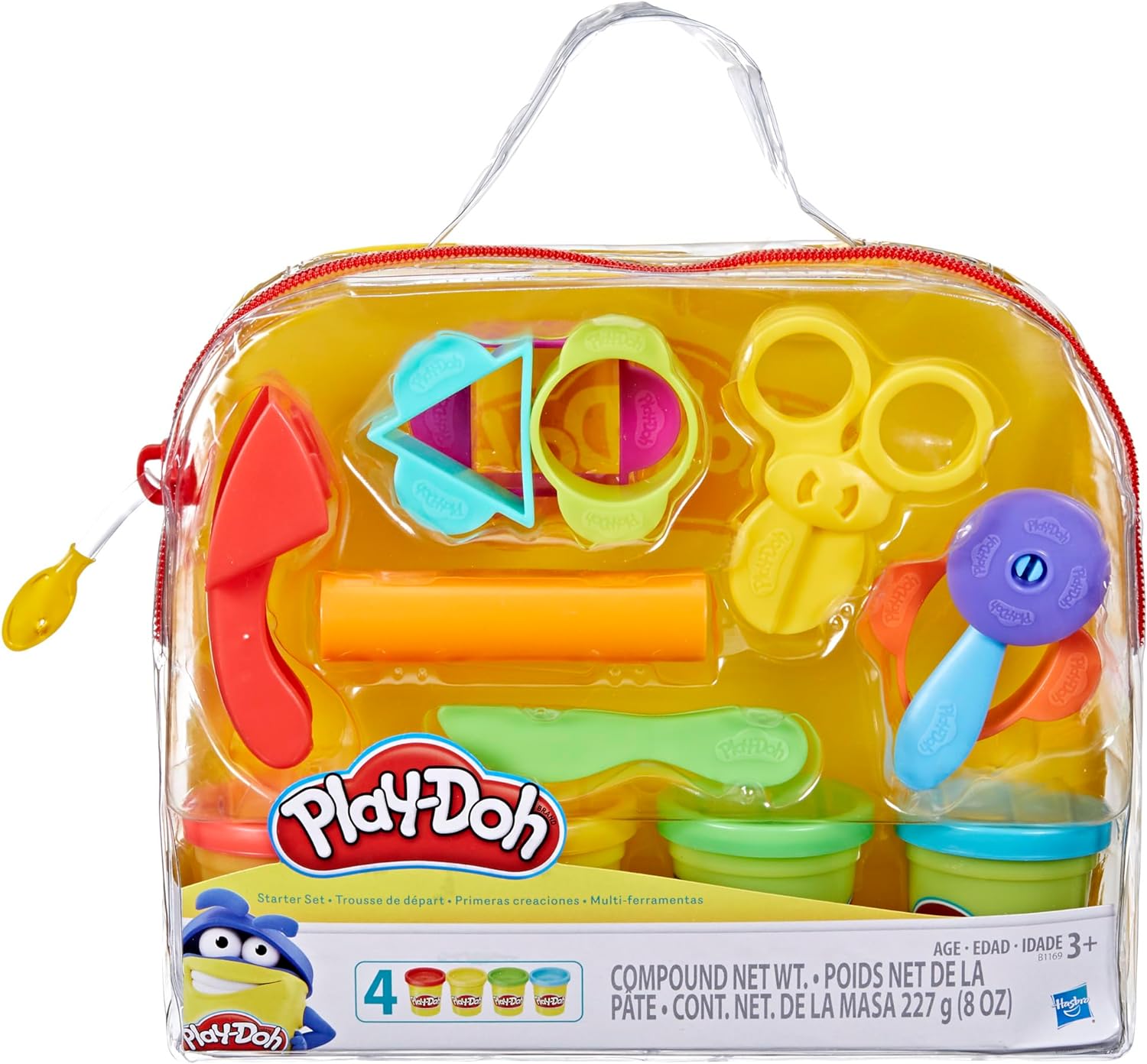 14-Piece Play-Doh Starter Set w/ 4 Cans, 9 Tools & Carry Case $5.86 + Free Shipping w/ Prime or on orders over $25