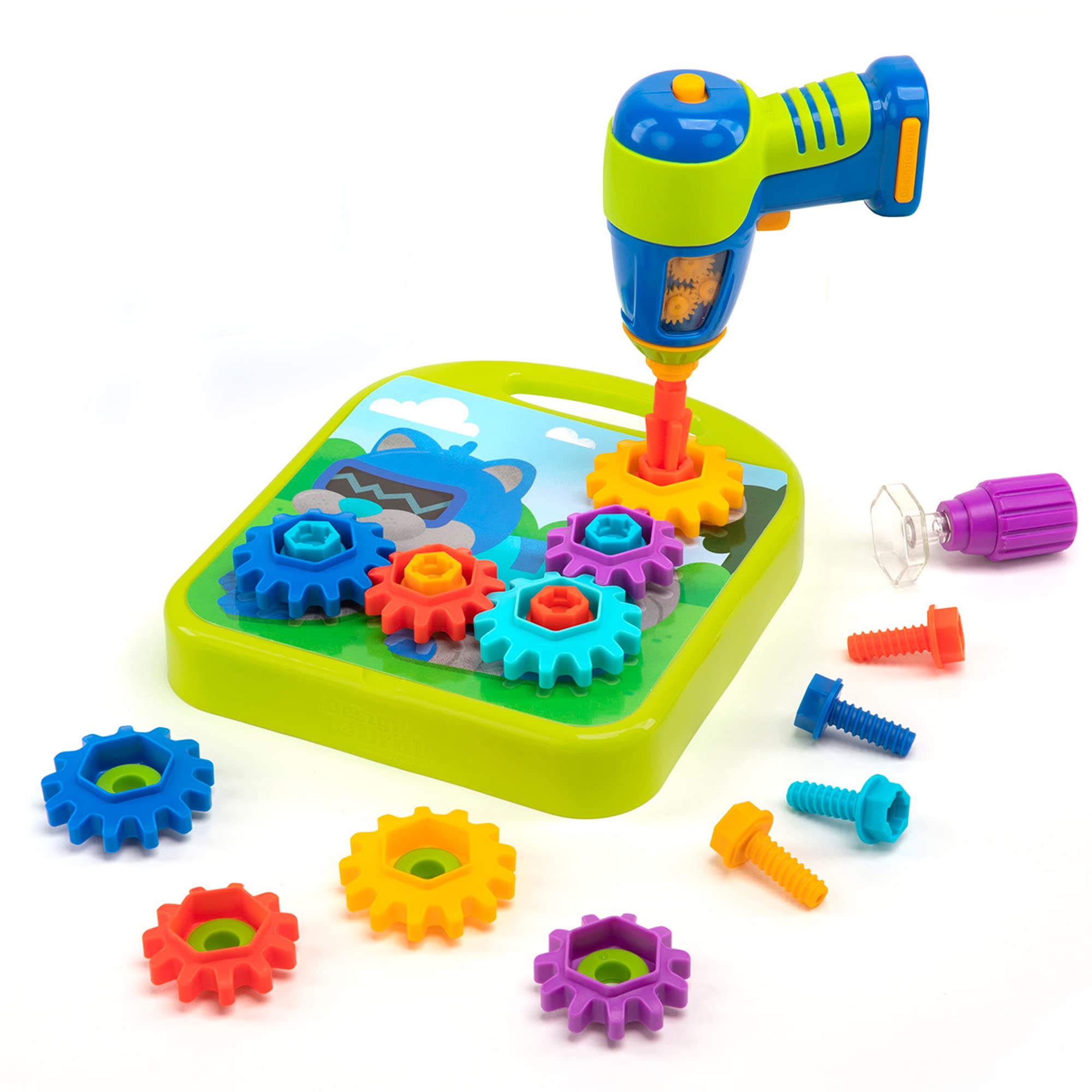 55-Piece Educational Insights Design & Drill Gears Workshop w/ Electric Toy Drill $16 + Free Shipping w/ Walmart+ or on $35+