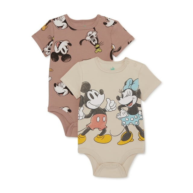 2-Pack Baby Boys' or Girls' Cartoon Bodysuits: Mickey & Friends, Harry Potter, Lion King & More $8 ($4 Each) + Free S&H w/ Walmart+ or $35+