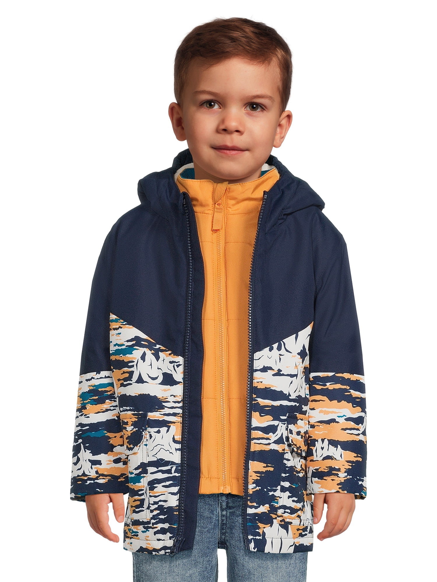 Swiss Tech Toddler Boys' or Girls' 4-in-1 Heavyweight Systems Jacket w/ Hood (Various, Size 2T) $7.85 & More + Free S&H w/ Walmart+ or $35+