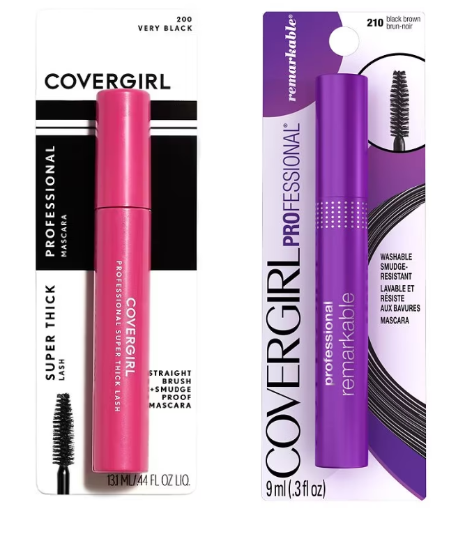 0.44-Oz CoverGirl Professional Super Thick Lash Mascara (Very Black 200) & More 2 for $4.89 ($2.45 Each) + Free Store Pickup at Walgreens