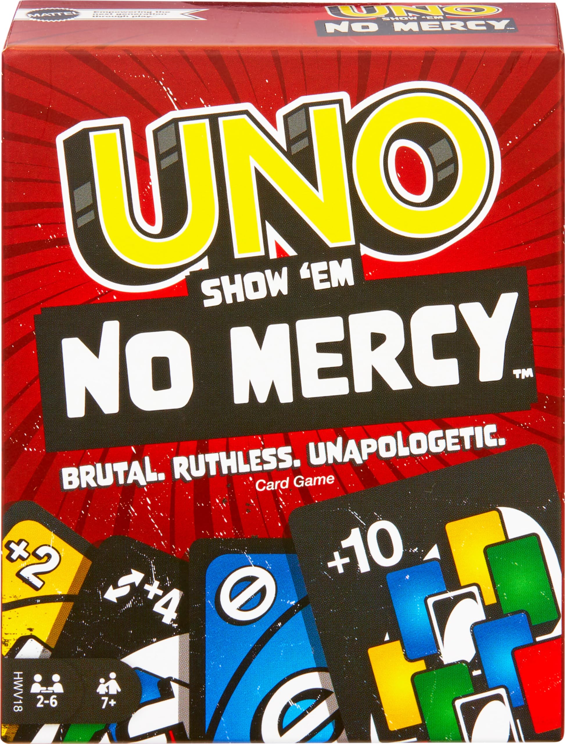 Mattel UNO Show ‘em No Mercy Card Game $9.50 + Free Shipping w/ Prime or on $35+