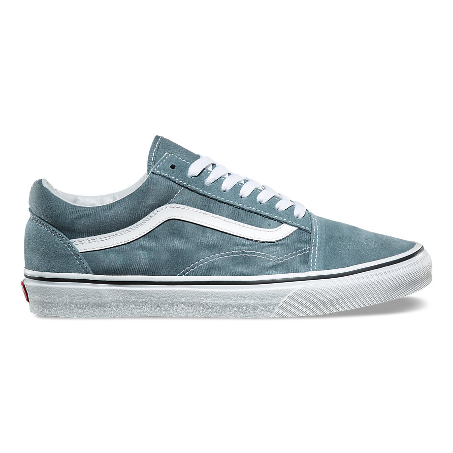 Vans Men's Old Skool Stormy Weather Sneakers (Light Blue/White, 8-9,10-11,13) $28.48 + Free Shipping