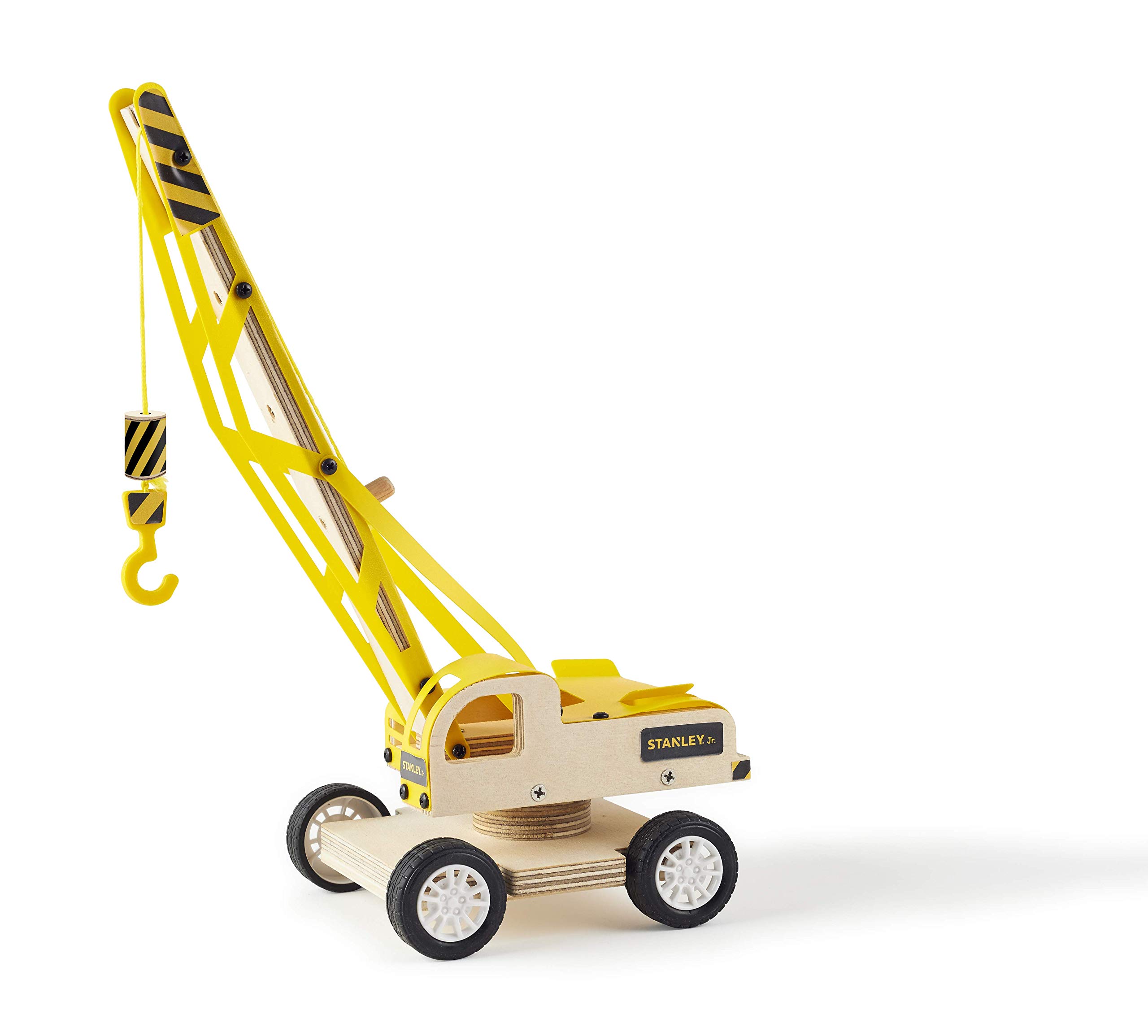 Stanley Jr. Kid's Toy Wood Lifting Crane Truck Toy Building Kit $13 + Free Shipping w/ Prime or on $35+