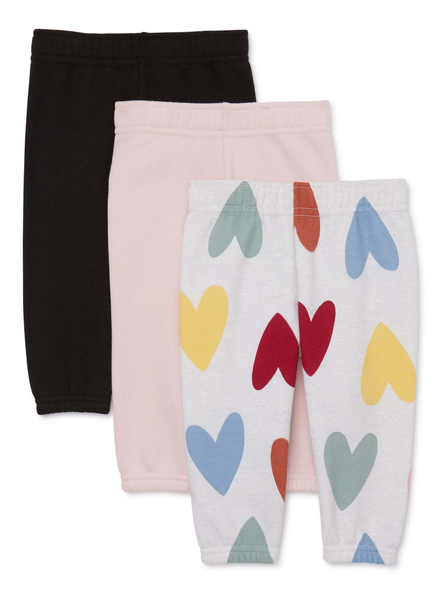 Garanimals Baby & Toddler Clothing: 3-Count Baby Girl's Fleece Jogger Pants (Various) $6.74 ($2.22 Each) & More $6.74  + Free S&H w/ Walmart+ or $35+