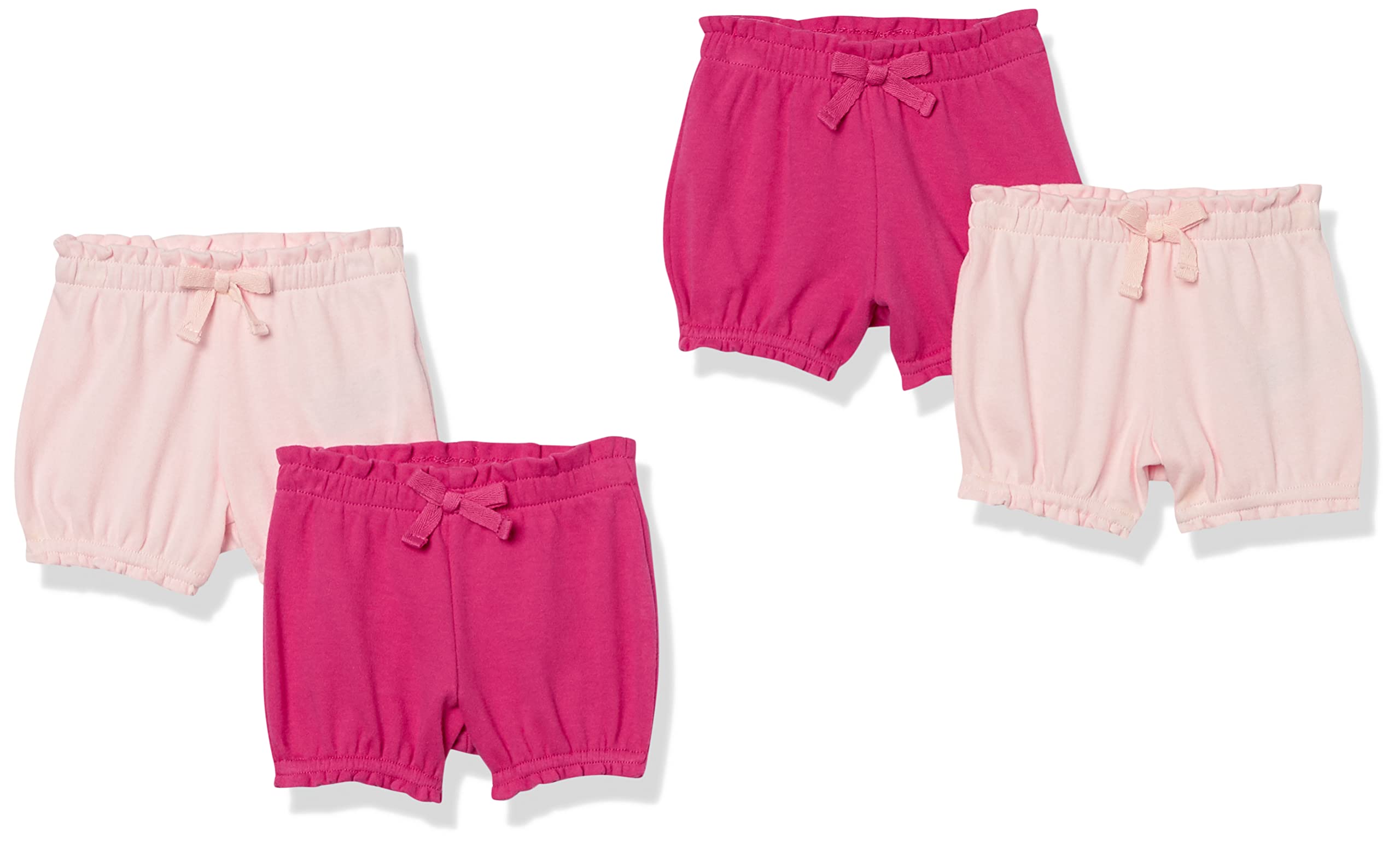 4-Count Amazon Essentials Baby Girls' 100% Cotton Bloomer Shorts (Various, Limited Sizes) $7.40 ($1.85 EA) + Free Shipping w/ Prime or on $35+